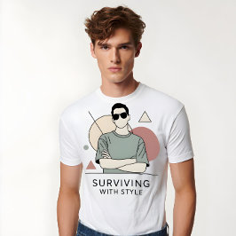 T-Shirt: Överleva med Stil T Shirt