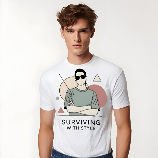T-Shirt: Överleva med Stil T Shirt (Skapare uppladdad)