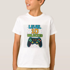 T-shirt på födelsedagen i 10 år