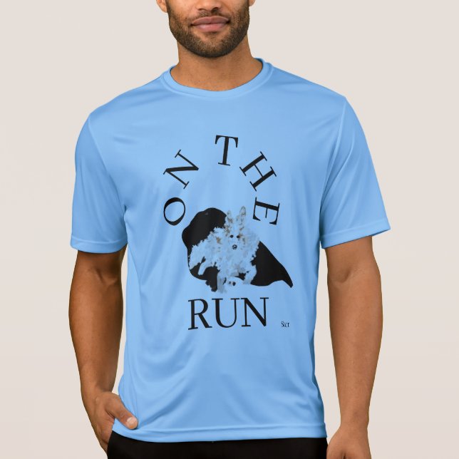 T-shirt: på Springa T Shirt (Framsida)