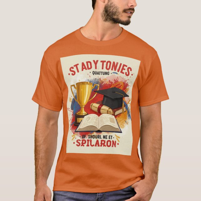 T-shirt på studenten (Framsida)