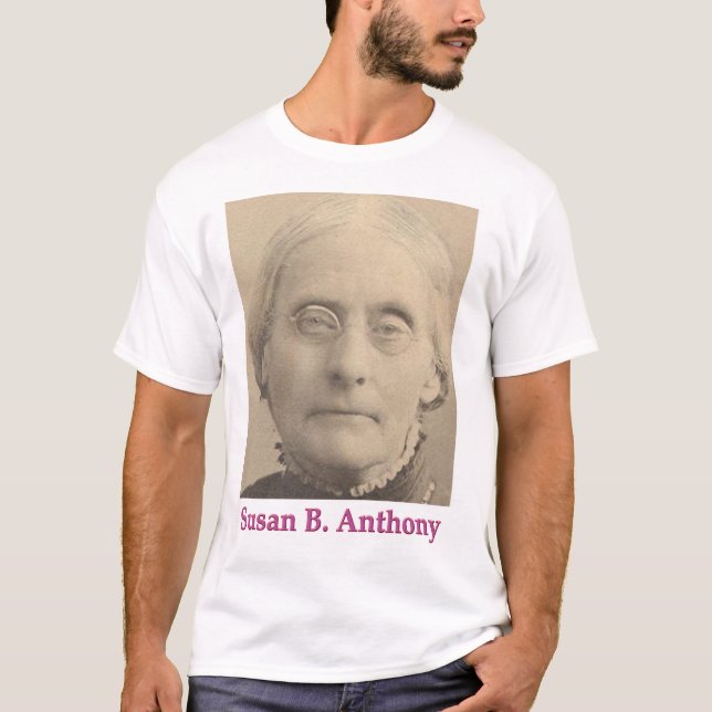T-Shirt på Susan B. Anthony & Women's högers (Framsida)
