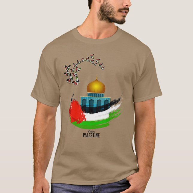 T-Shirt palestinska (Framsida)