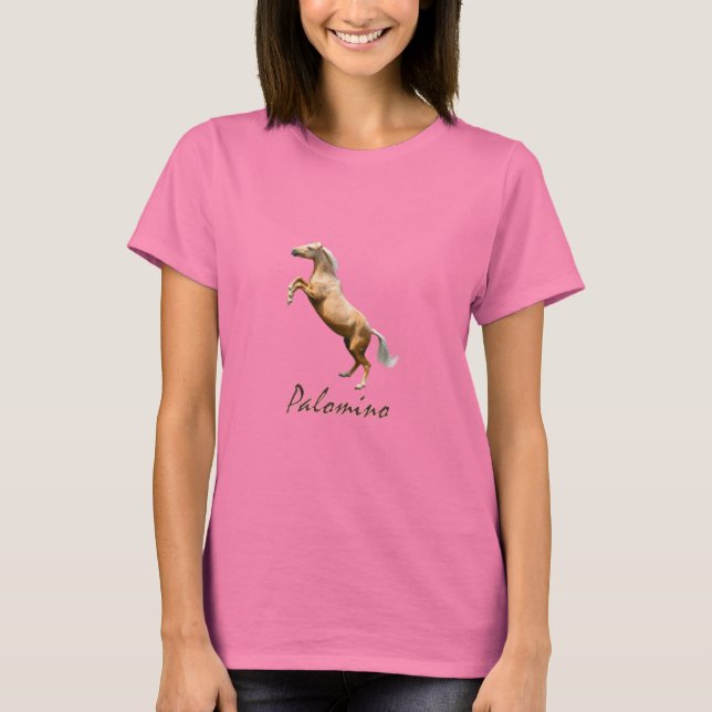 T-shirt Palomino Horse Jumping (Framsida)