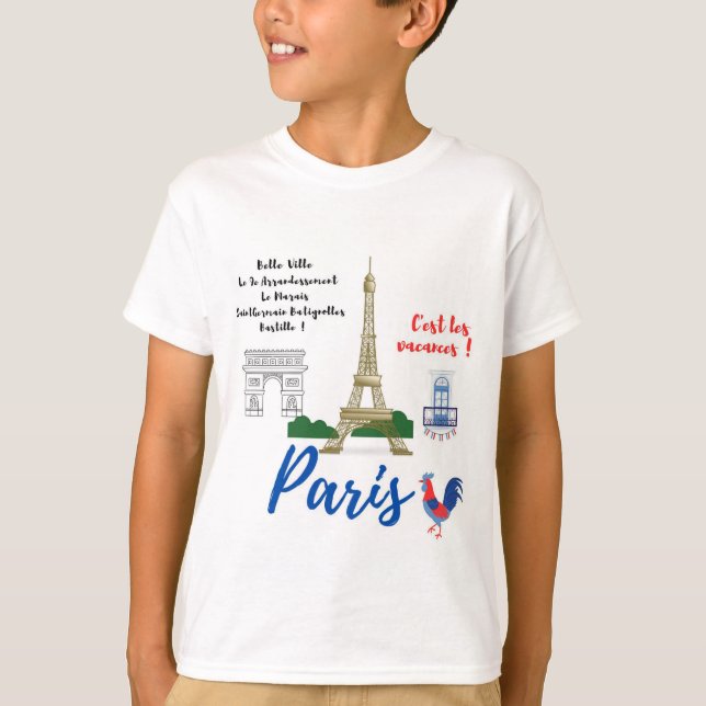 T-shirt Paris (Framsida)