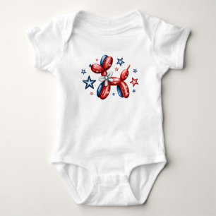 T-Shirt-Patriotisk babybodysuit T Shirt