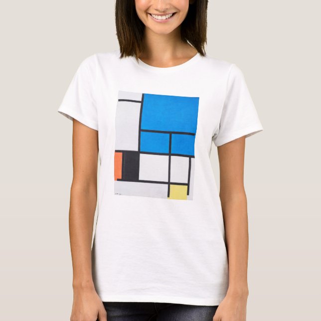 T-SHIRT: PIET MONDRIAN  T SHIRT (Framsida)