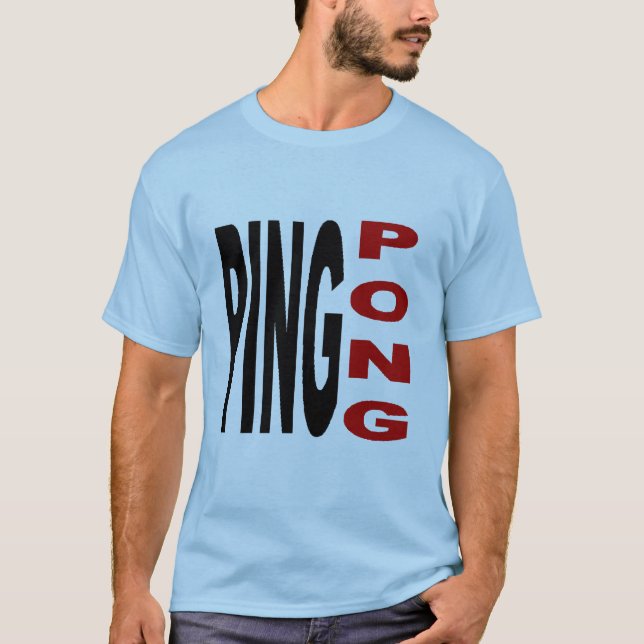 T-shirt  PING PONG (Framsida)