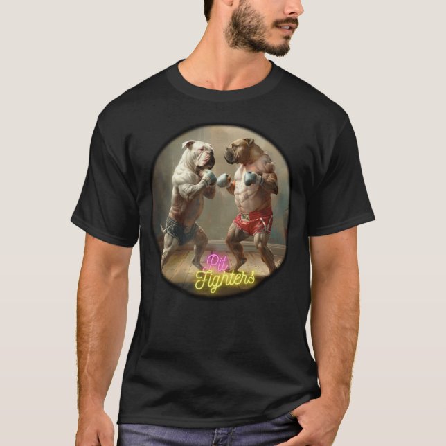 T-shirt "Pit Fighters" av Dead Head Fred (Framsida)