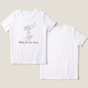T-shirt Planta för nästa generation - minimalist