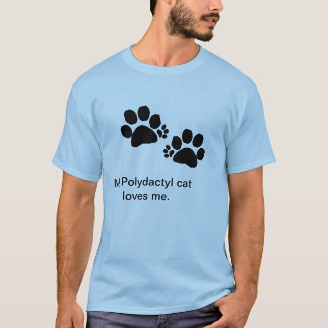 T-shirt - Polydactyl Cat Tassar (Framsida)