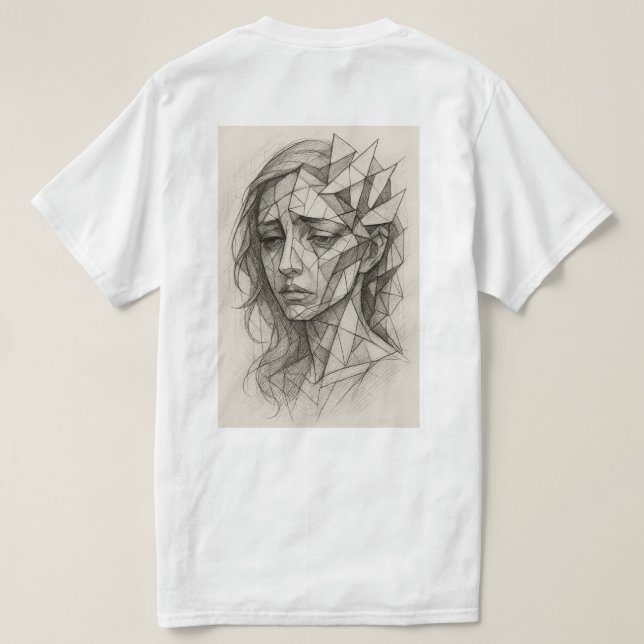 T-shirt Portrait Art (Design baksida)