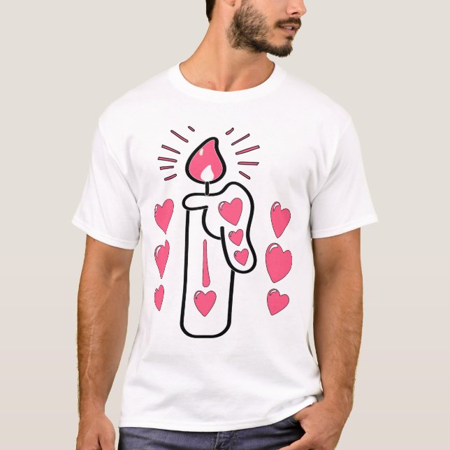 T-shirt pour femme pour la Saint-Valentin 2025 (Framsida)