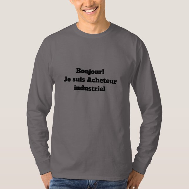 T-Shirt pour l'Acheteur industriel (Framsida)