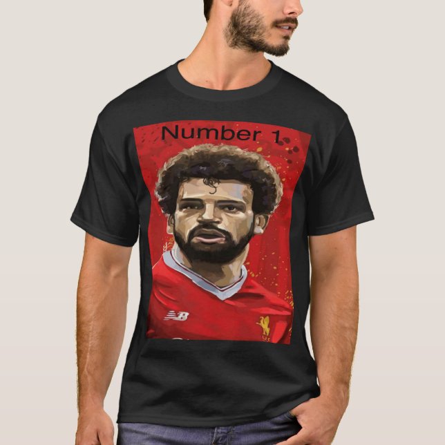 T-shirt pour  supporteur de Mohammed Salah (Framsida)