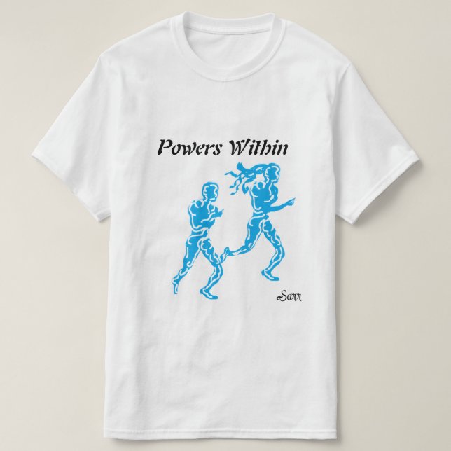 T-Shirt : Powers Within (Design framsida)