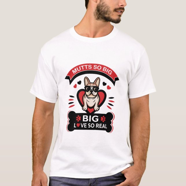 T-shirt present för hundägare, hundtröja (Framsida)