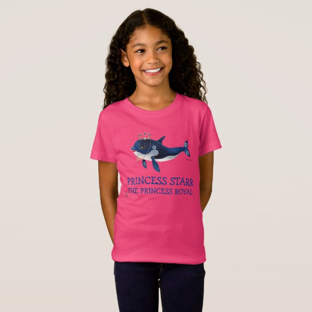 T-Shirt Princess Starr, Princess-Royalet (Hel framsida)