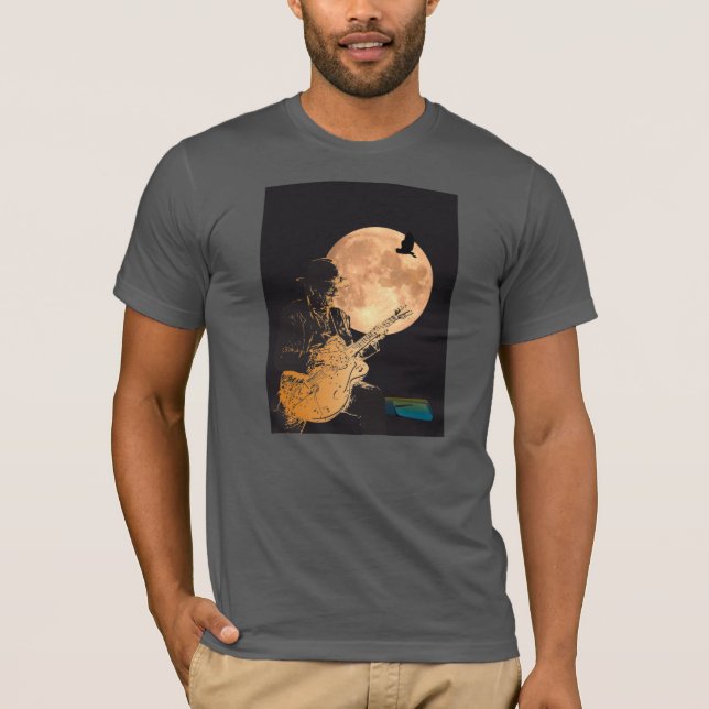T-shirt print guitarist songwriter (Framsida)
