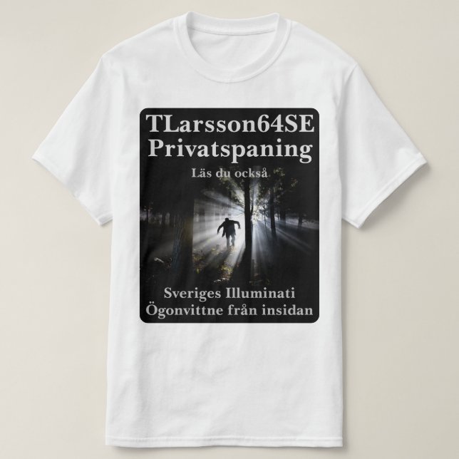 T-shirt — Privatspaning (Design framsida)