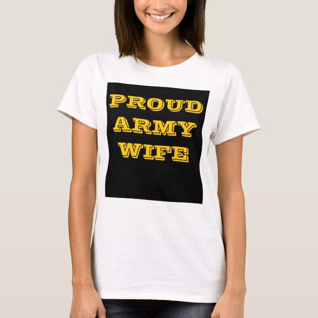 T-Shirt Proud-arméfru (Framsida)