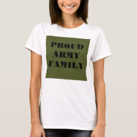 T-Shirt Proud Army-familjen