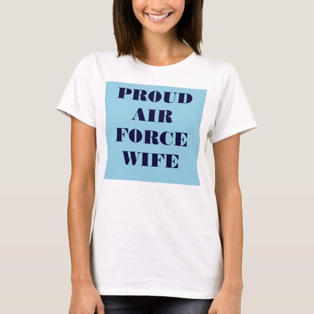 T-Shirt Proud Luft Force Makfe (Framsida)