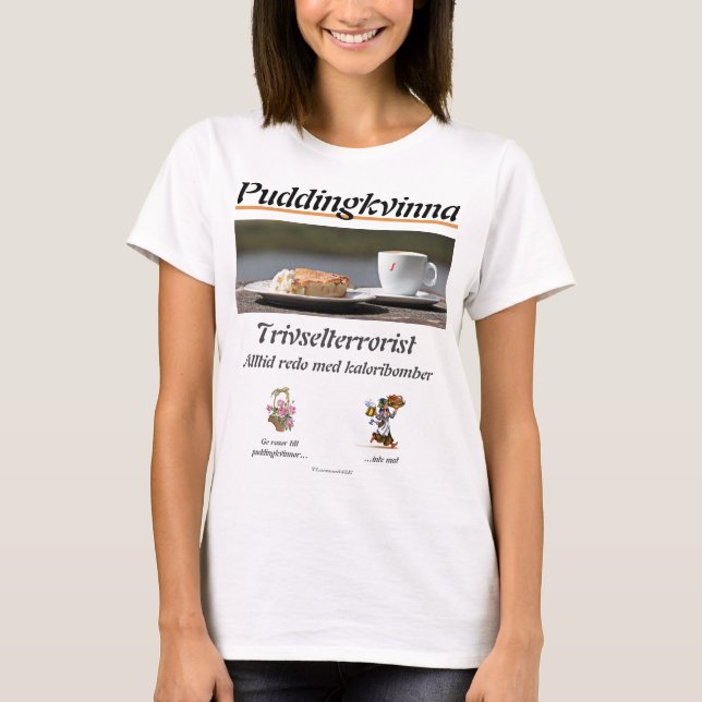 T-shirt — Pudding (Framsida)