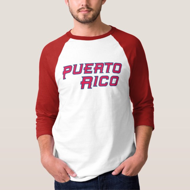 T-Shirt Puerto Rico baseball (Framsida)