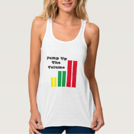 T-Shirt Pump Up The Volume Linne Med Racerback