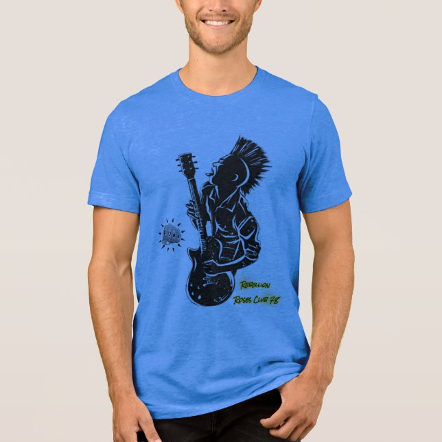 T-Shirt Punk RebellionRosesClub78  (Framsida)