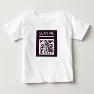 T-Shirt QR Code SCAN ME robot IMEGE