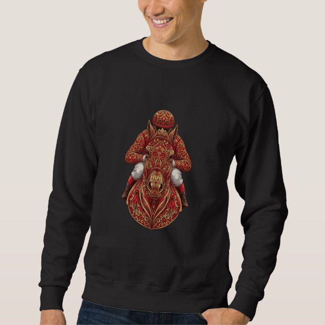 T-Shirt -  Racing Heart och Healing Springs Lång Ärmad Tröja (Framsida)