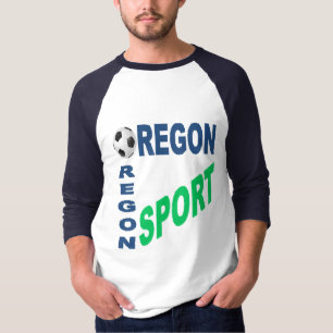 T-shirt raglan vit marin marin OREGON SPORT