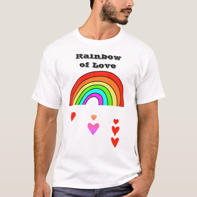 T-Shirt Rainbow från Kärlek (Framsida)