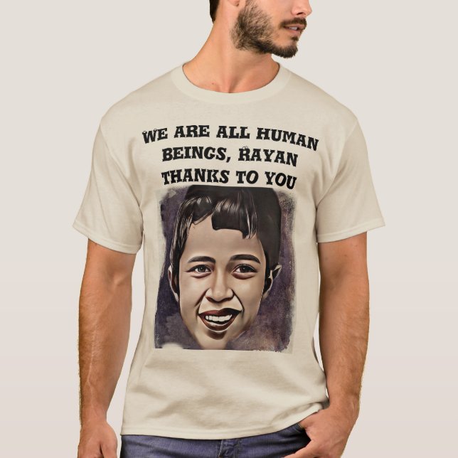 T-shirt    Rayanwe är alla människor (Framsida)