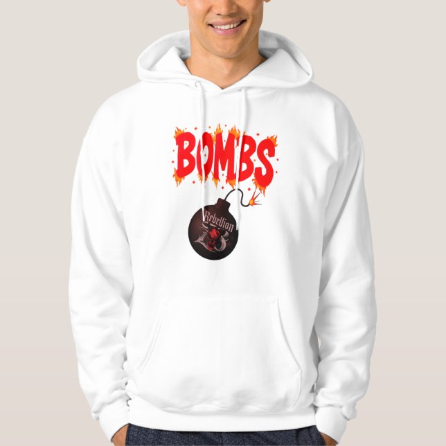 T-Shirt Rebellbomb  Hoodie (Framsida)