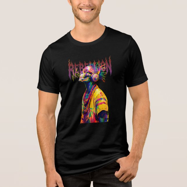 T-Shirt Rebellion78 Cyberpunk  (Framsida)