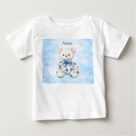T-Shirt-redigerbar blå Chinoserie Baby Shower T Shirt