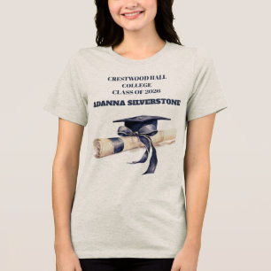 T-Shirt-redigerbar Examenströja T Shirt