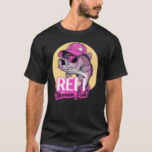 T-SHIRT REEL WOMEN FISH NEW MODE DESIGNER TEE