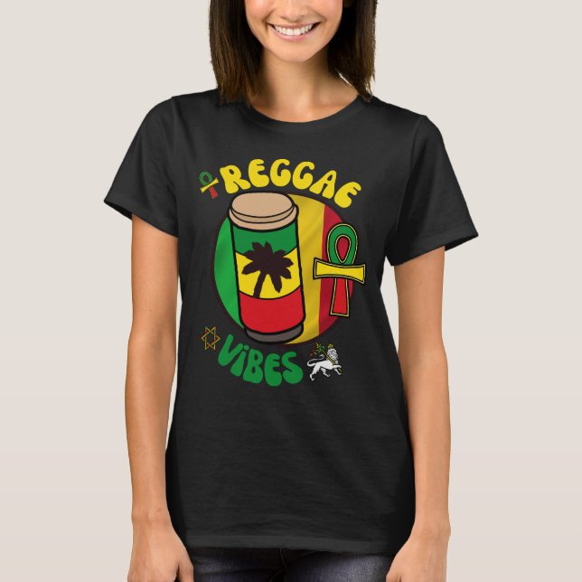 T-SHIRT REGGAE VIBES (Framsida)
