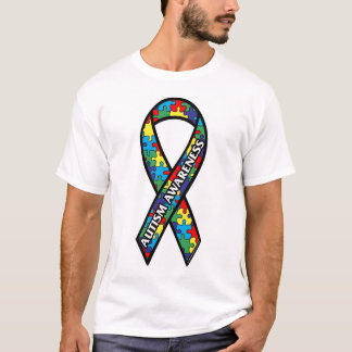 T-shirt - Ribbon för stor autism-medvetenhet
