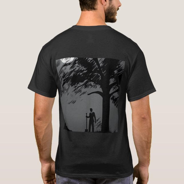 T-Shirt Richard med Shovel (Baksida)
