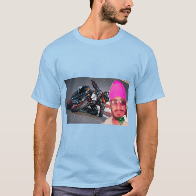 T-Shirt:   "🏍️ Ride Wild: ⚡ Avancerad Prestanda  T Shirt (Framsida)