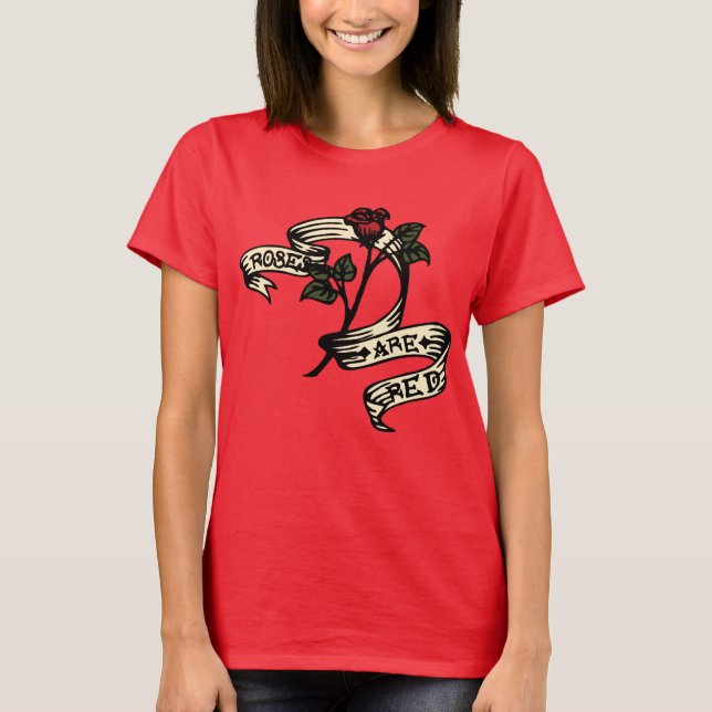 T-Shirt "Ro are Red" Stunning T-Shirt (Framsida)