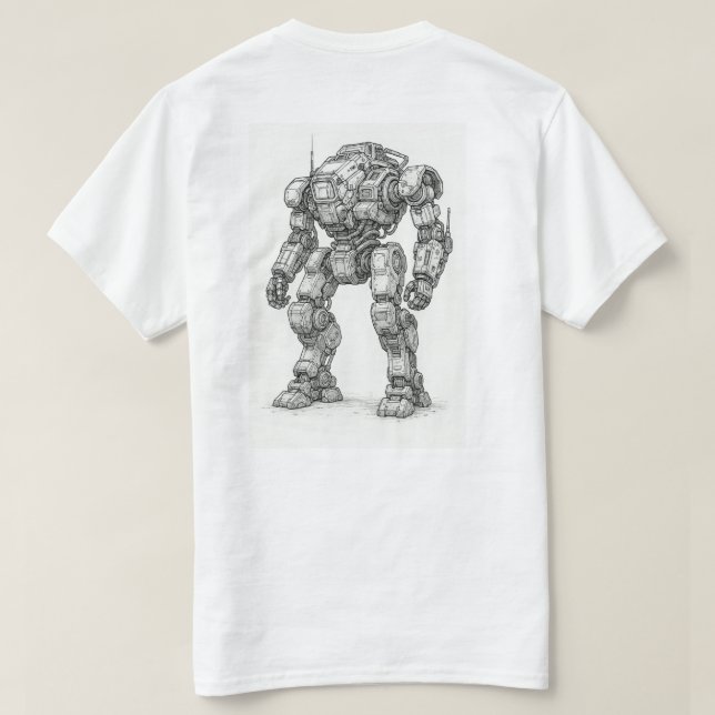 T-shirt Robot  (Design baksida)
