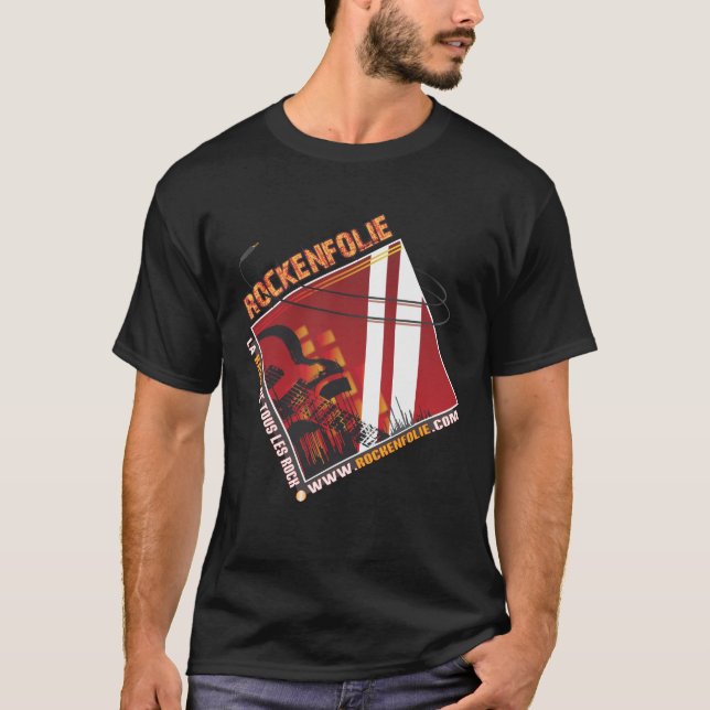 T-Shirt Rockenfolie Homme (Framsida)