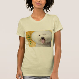 T-shirt Rolig hund Skriv ut en Wink säger allt