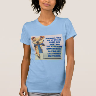 T-shirt Rolig hund Skriv ut vad du lärt dig